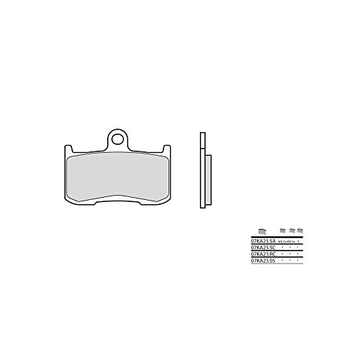 Plaquettes de frein Brembo 07KA23SA métal fritté au mordant stable