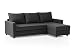 Produktbild Traumnacht Schlafsofa Belfort, Ecksofa, Sofagarnitur in L-Form mit Schlaffunktion und Stauraum in der Ottomane, produziert nach deutschem Qualitätsstandard, anthrazit, 227x153x66 cm