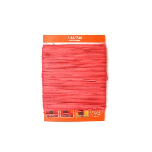 Hilo encerado Ritza Tiger 1.0mm Rosa Peony miniatura 4