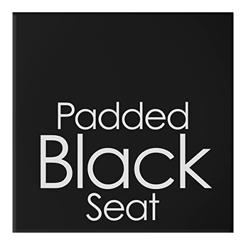 Lavish Home 18-Inch Folding Bar Heavy-Duty Padded Portable Stool With 300-Pound Capacity For Dorm, Recreation Game Room, Black #TOP6