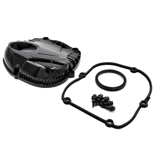 Image of Engine Upper Timing Chain Cover with Gasket Compatiable with GTI EOS CC A3 A4 A5 A6 Q3 Q5 TT Replaces# 06H103269H,06H103269C,06H103269G