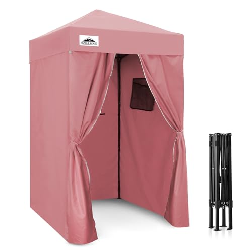 Eagle Peak Flex Ultra Compact 4 x 4 Tienda de toldo de despliegue rápido, Refugio Solar, Cabina privada para cambiarse de Ropa, Piscina portátil y Camping, sesión de Fotos, Rosa