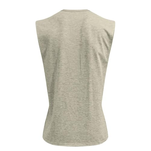 Sleeveless T Shirts for Men Vintage Polo Tank Tops Plus Size Summer Muscle Shirts No Sleeve Cut Off Henley Shirt3
