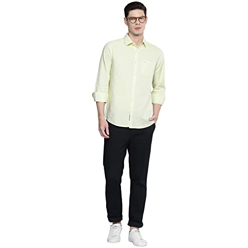 Image of Allen Cooper Cotton Striped Shirts for Men(35XL)