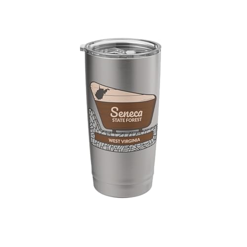 Seneca State Forest West Virginia Welcome Sign Souvenir Stainless Steel Insulated Tumbler