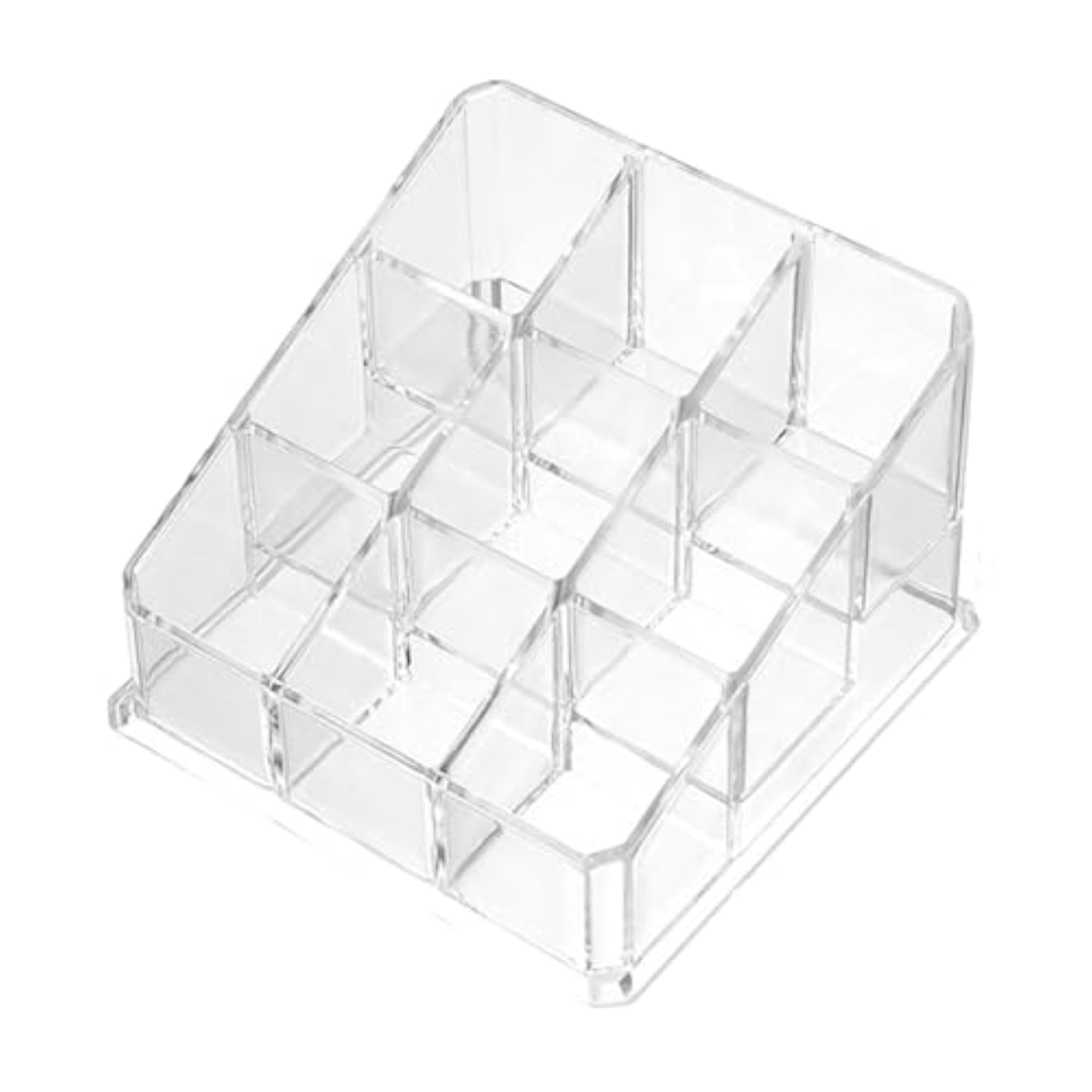 Clear Lipstick Organizer Case for 9 Lip Glosses
