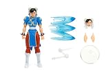 Jada - Street Fighter II Chun-Li, Figura Articulada 15cm, Con Manos y Cabeza Intercambiables, Accesorios y 20 Puntos Articulados (253252026)