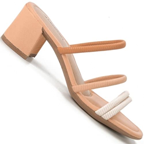 Tamanco Multitiras Feminina Mississipi Marrom