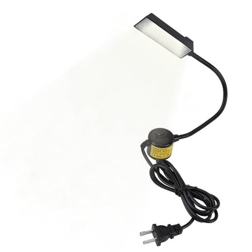 VINGVO LED Sewing Machine Light, 30 LEDs Flexible Work Light With Magnetic Mounting Base for Workbench Lathe Drill Press, Black, GY01283-01