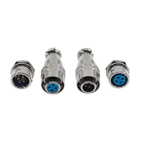 Connecteurs XS10-3 broches push-pull plaqués or pour liaisons électriques haute fidélité