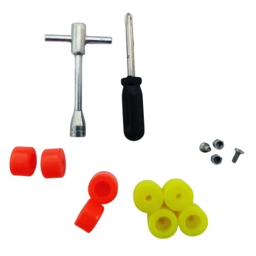 Skate De Dedo Extremo Radical Dtc Skate (Verde e Amarelo)