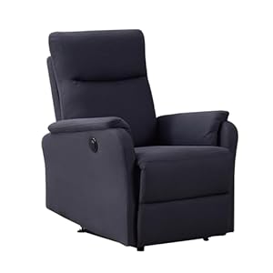 Fernsehsessel,Relaxsessel mit Liegefunktion,Liegesessel grau,Elektrischer Liegesessel Matteo, Ergonomische Design für Fernsehen, Arbeiten und Schlafen