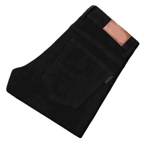 Men's Slim Jeans Classic Straight Stretch Elastic Denim Pants Skinny Colorful Trousers