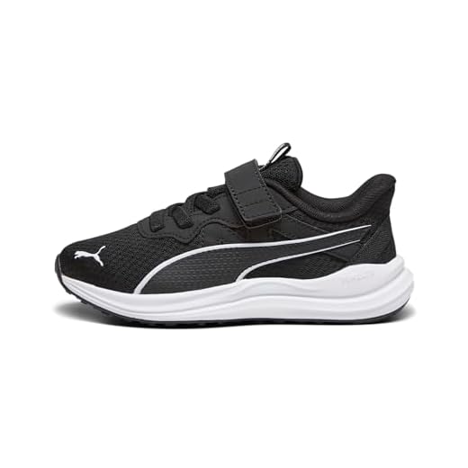 PUMA Reflect Lite AC+PS, Zapatillas, Black White, 32 EU