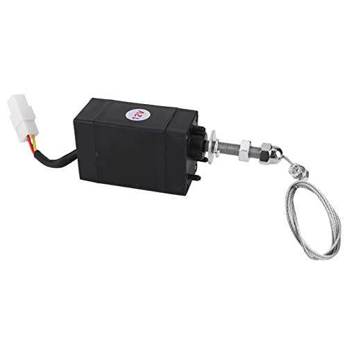 Valve de moteur d'arrêt 12V stable à commande magnétique fluide - 4