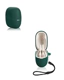 Custodia per auricolari Panasonic RB-F10, yystao in morbido silicone compatibile con Panasonic RB-F10, con cordino, antipolvere, antiurto e durevole, verde
