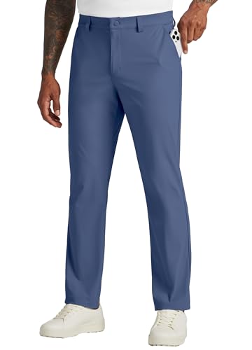 Willit Mens Golf Pants Stretch Dress Pants Quick Dry Work Business Slacks Casual Pants with 4 Pockets 28"/30"/32"/34"