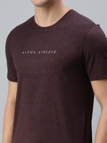 Image of Macroman M-Series Men's Lightweight Active T-Shirt in Soft Polyester with UV Protection, Sweat-Wicking Technology, and Reflective Details