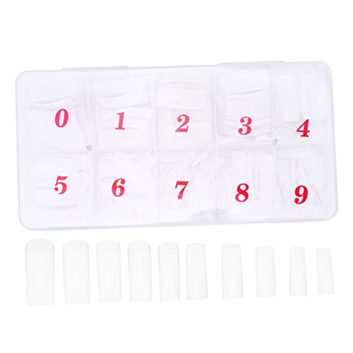 MUSISALY 500pcs Half Cover Nail Tips White Manicure Stickers for Custom Nail Art Easy Diy Decoration for All Occasions Friends