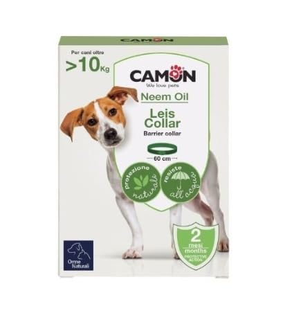 COLLARE PER CANI ANTIPARASSITARIO 'LEIS' OLIO DI NEEM CAMON (MEDIUM)