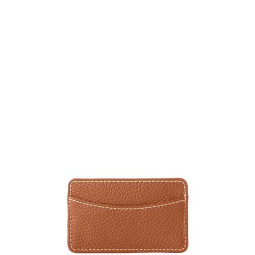 Dooney & Bourke Wallet, Pebble Grain Business Card Case Wallet - Brown