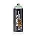Montana Cans MXB-6220 Montana Black 400ml Color, Revolt Green Spray Paint