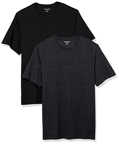 Image of Amazon Essentials Men's Slim-Fit Crewneck Short Sleeve Cotton T-Shirts
