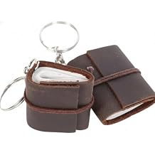 Handmade Leather Bound Book of Shadows Mini Leather Journal Notebook Blank Unlined Small Pocket Tiny Journal For Office Artist Architect Personal Notes Vintage Diary for Women and Men Set of 2