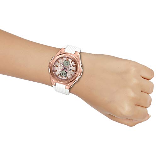 Image of Casio Analog-Digital Rose Gold Dial Women's Watch-MSG-C100G-7ADR (B214)