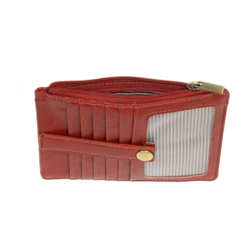 Image of Joy Susan Women's Fashion New Penny Mini Travel Wallet - Scarlet