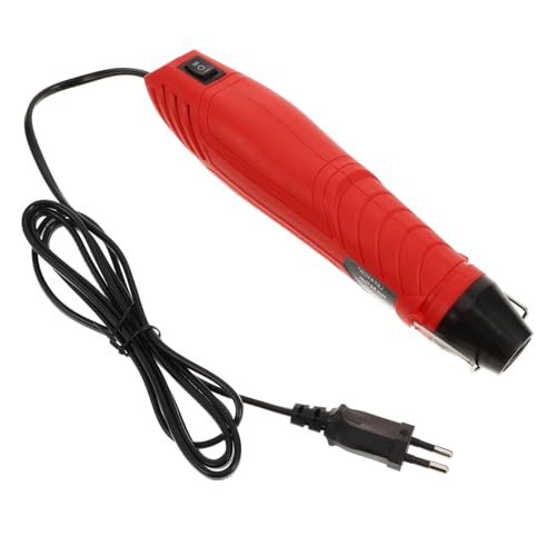 Cabilock Saldatura a calda dispositivo di riscaldamento ad aria calda ventilatore ad aria calda portatile per auto soffiatore ad aria calda portatile pp rosso