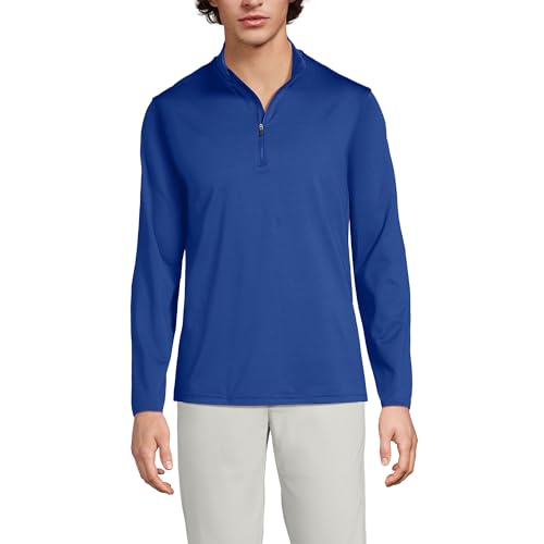 Lands' End Unisex Rapid Dry Quarter Zip Pullover3