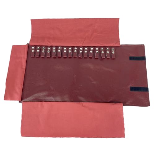 PTILSERY Compact Jewelry Organizer Bag Travel Jewelry Bag Organizer Portable Journey Adornment Storage Roll Pouch Storage Bags