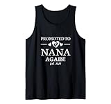 Promocionado a Nana de nuevo 2022 Nana 2022 Camiseta sin Mangas