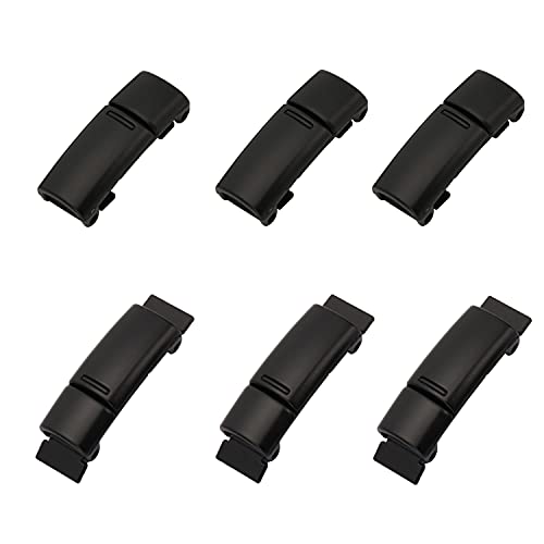 Hualibao 6Pcs Shoelaces Buckle Lock Metal Quick Magnetic No Tie Shoelaces Magnetic Shoe Strings for Adults(D19)