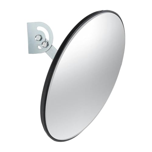 Verkehrsspiegel, Konvexspiegel, 30cm Sicherheitsspiegel, Beobachtungsspiegel, Überwachungsspiegel, Parabolspiegel, Panoramaspiegel, Traffic Mirror mit Halterung, für Straße und Garage, Innen & Außen