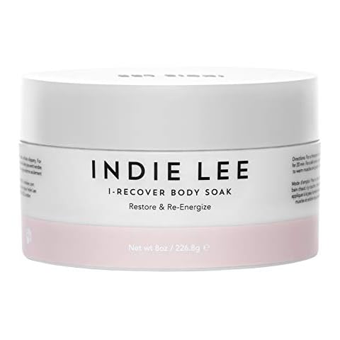 Indie Lee I-Recover Body Soak - Exfoliating Detox Body Scrub with Dead Sea Salt & Himalayan Salt - Relaxing Aromatherapy Shower and Bath Soak for Sore Muscles (8oz / 226.8g) Cover