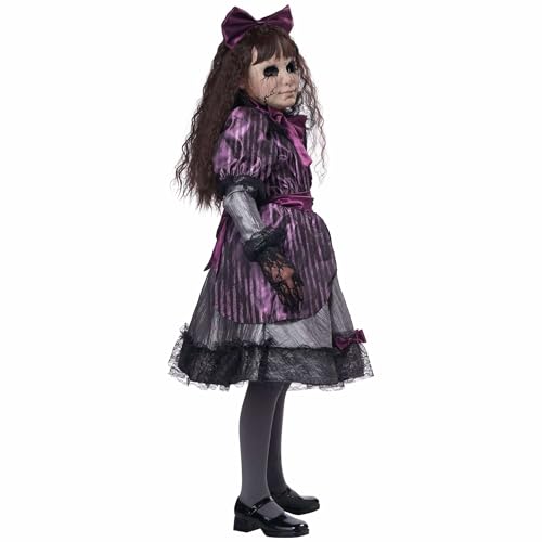Disfraz infantil Creepy Doll talla Medium miniatura 3