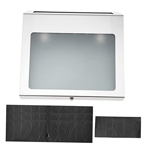 SHINEOFI Éclairage Solaire Pour Numéro De Maison Éclairage Mural Pour Plaque De Porte Lumière Led Étanche Pour Plaque Adresse Chiffres Adresse Lampe