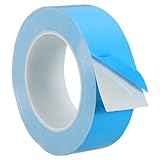 PATIKIL Thermal Adhesive Tape, 25m x 35mm x 0.2mm Double Side Adhesive Thermal Conductive Tape for Heatsink LED GPU Modules Computer CPU IC Chip, Blue