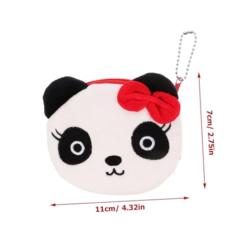 2pcs Cartoon Panda Coin Purse Zipper Wallet for Boys and Girls Lightweight and Small Wallet for Loose Change and Cards Adorable Design for Travel and Everyday Use2