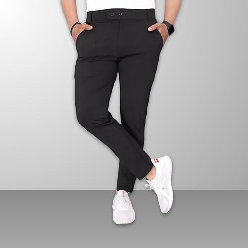 Image of Men's Stylish Slim Fit Trousers for Office and Casual Wear | Versatile Men's Trousers | Ideal for Formal Events and Everyday Casual Wear