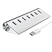 LITTONE® 7 puertos USB HUB 3.0, alta velocidad transferencia de datos USB HUB 7 puerto de datos multiUSB, divisor de HUB USB (7 puertos)