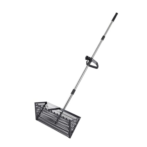 Bothyi Extendable Cat Litter Scoop Sand Rake Large Heavy Duty Stainless Steel Multifunctional Lightweight No Bending for Litter Boxes