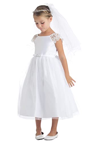 iGirlDress Flower Girl First Communion Pageant Wedding Birthday Dress SK621-7