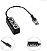 RJ45 Ethernet Splitter Cable, vienon RJ45 Y Splitter Adapter 1 to 3 Port Ethernet Switch Adapter Cable for CAT 5 / CAT 6 LAN Ethernet Socket Connector Adapter Cat5 Cat6 Cable Adapter