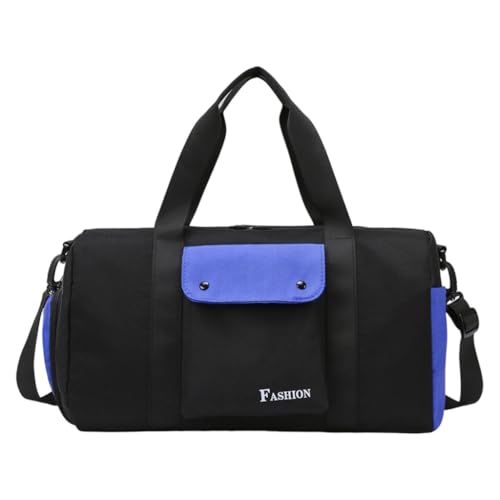 Sac à bandoulière étanche en tissu Oxford noir avec organiseur de sac spacieux
