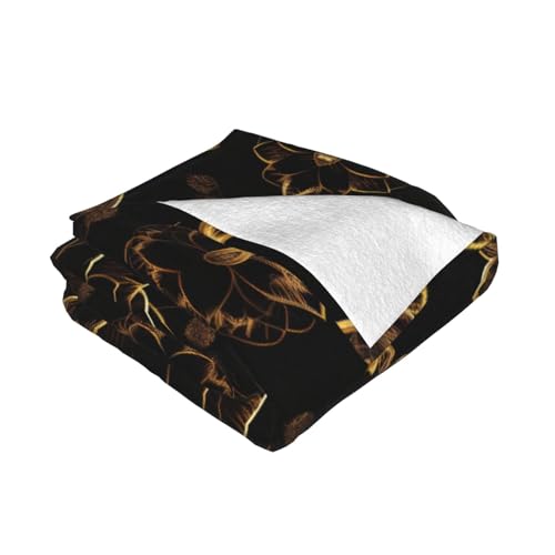Couverture flanelle super douce et thermorégulatrice pour lit
