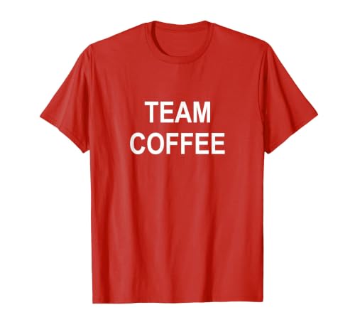 Team Coffee - T-Shirt, Men, Red, Small