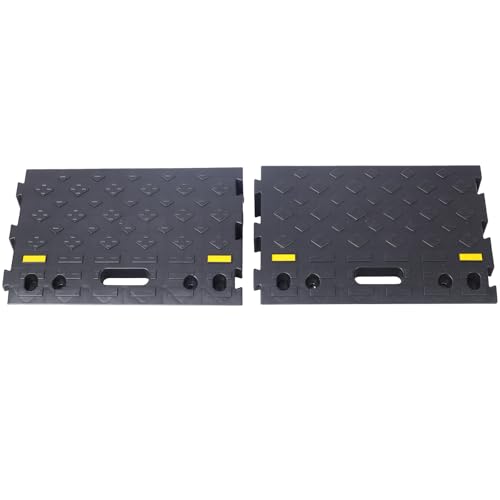 Rampa portátil automotriz para bordillo de 4 pulgadas, pesada, de plástico para umbrales, capacidad de carga 6600 lbs miniatura 6